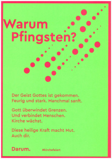 Postkarten Motiv Pfingsten